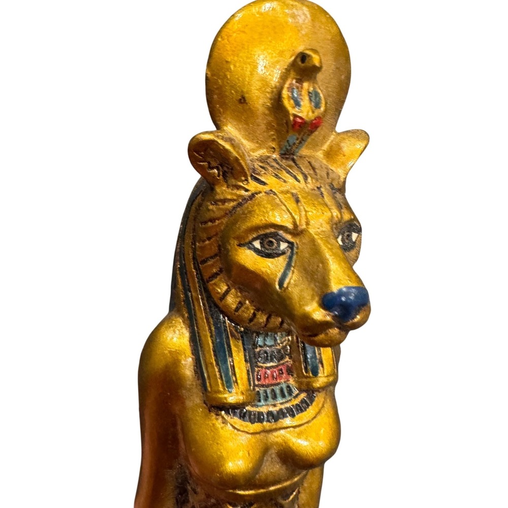 Vintage 2000 Egyptian Sekhmet Goddess Gold Collectible Ballpoint Pen Mythology